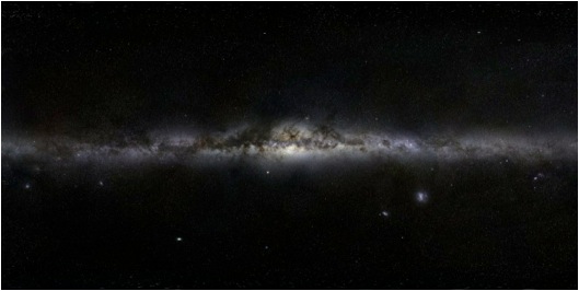[the Milky Way, based on images obtained by the European Southern Observatory]